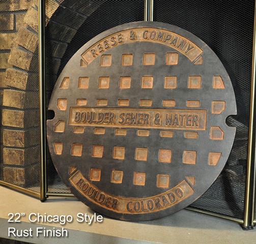22" Chicago Style sewer Cover