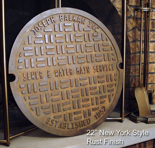 Man Cave gift, Manhole Sign, Manhole cover, Personalized Housewarming gift, Personalized Sewer Cover, Retirement Gift