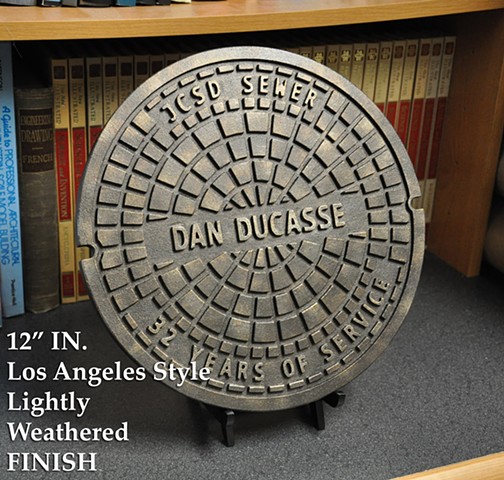 12" LA Style sewer Cover