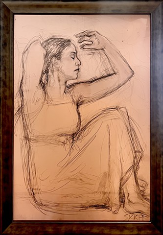 30x20 Graphite on Copper