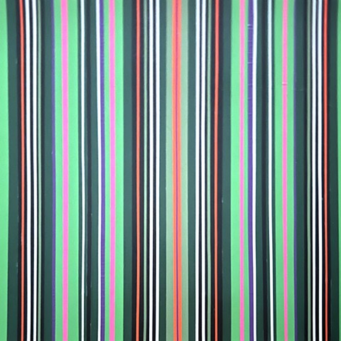 Multistripes in Green, Orange and Pink