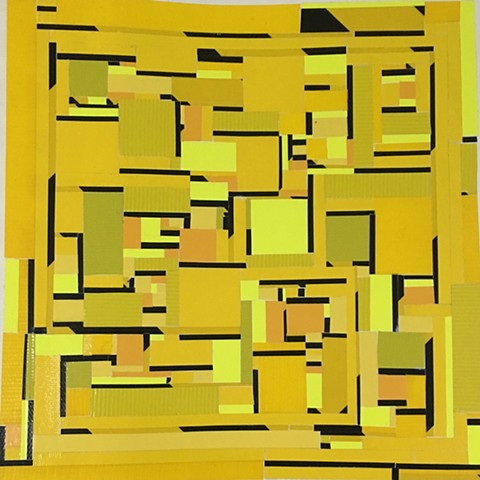 Composition in Yellow and Black