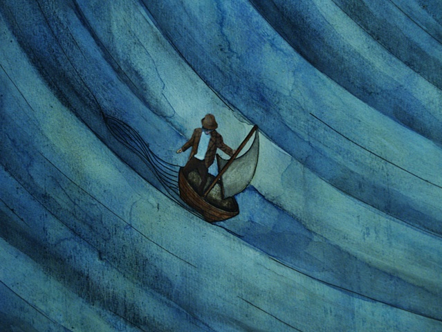 Jeffrey Schweitzer
The Drifter: Rough Seas (Detail)