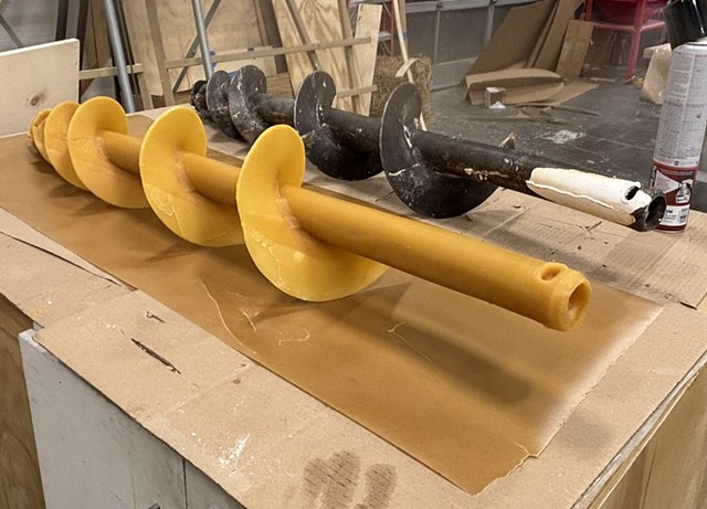 Wax Auger Fabrication for Ohan Breiding