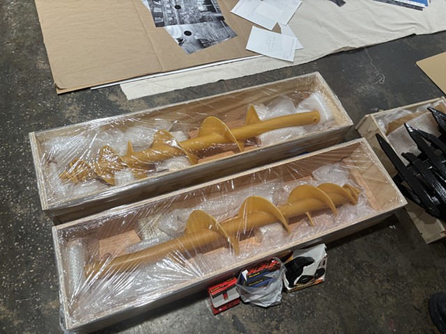 Wax Auger Fabrication for Ohan Breiding