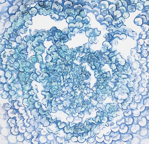 Blue Hydrangea (detail)