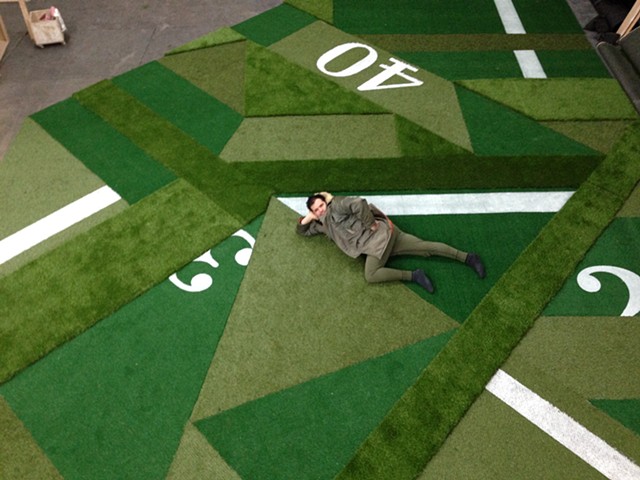 Collaged Turf for H&M