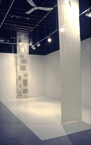 Installation of Two Saris, 1998