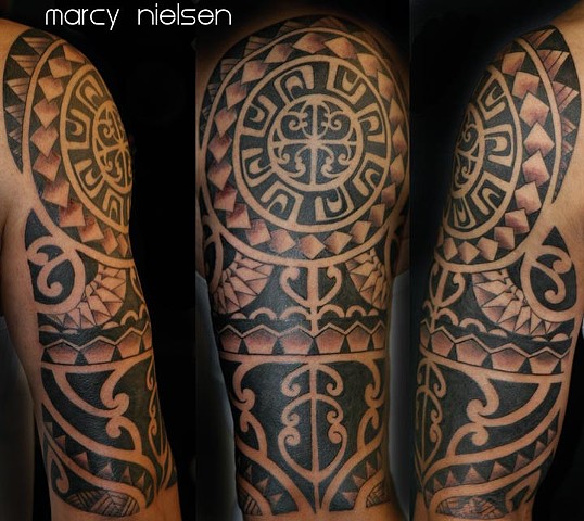 Polynesian tribal tattoo