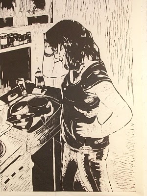 Woodcut Print