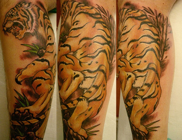Tiger tattoo Eric James