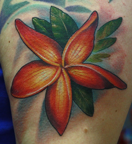 Eric James tattoo Phoenix Arizona art flower tattoo
