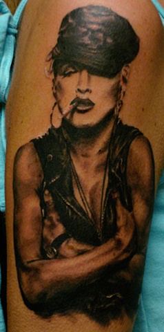 Madonna tattoo Eric James 
