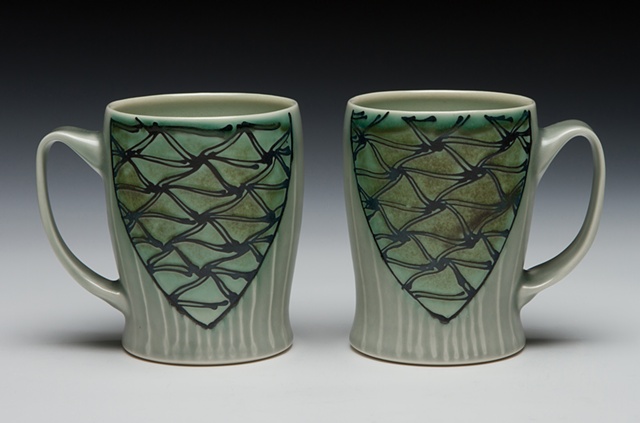 slim mugs minoan blue/green