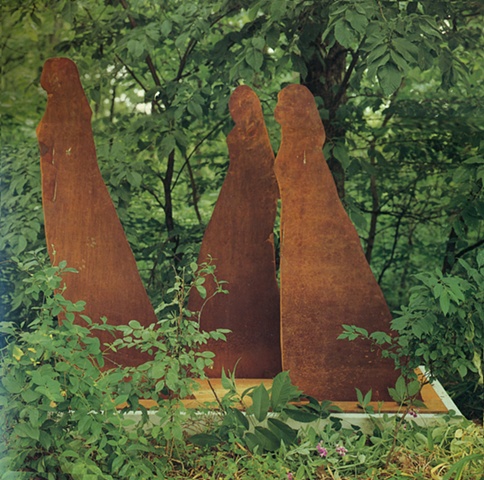 Three Women Poets (Walking), 1975