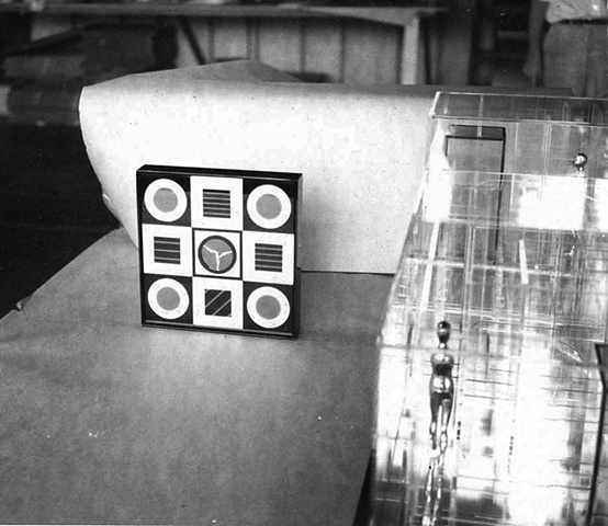 Polaroid of work in progress, circa 1965
