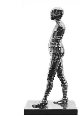 Falling Man/Study (Wrapped Manscape Figure), 1970