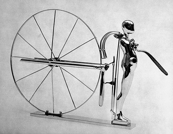 Falling Man/ Study (Figure with Wheel), 1968