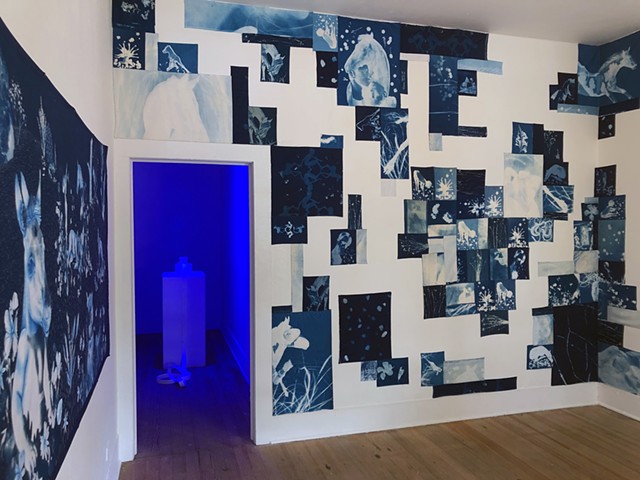 Install Shot of Quilted Wall