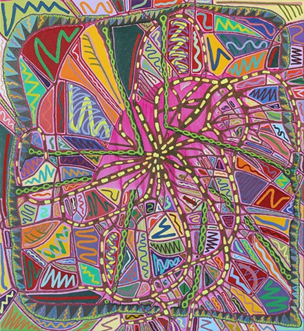 Transit Source: 2026, oil on canvas, 32â€� x 28â€�