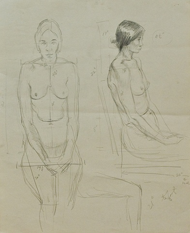 Figure Study (for sculpture)