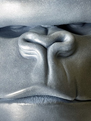 Sleeping Ape Study (detail of eyes)