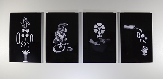 Drawing with Clay, (installation view)