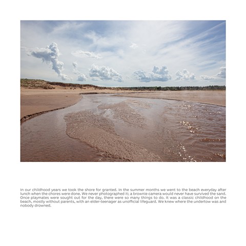 Dalvay stream to the ocean,  Prince Edward Island, June 12, 2022.