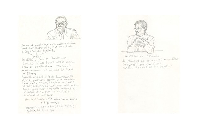 Page 26 -27: Benjamin Buchlohm , Art Historian/ Neal Benezra, Museum Director, Symposium, “Issues of Content: Museums of Modern and Contemporary Art Today”,  The Phillips Collection, Washinton DC, September 15, 2007.