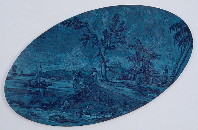 Sliding Landscape (diminished turquoise) 

Source:" Capriccio", Francesco Guardi, 1760's, Metropolitan Museum of Art, New York