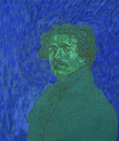 Prescient Artist (Source:Eugene Delacrox, Autoportrait au gilet vert, 1837, Louvre Museum, Paris) 