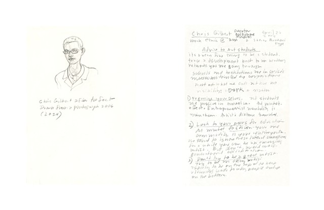 Page 6-7, Chris Gilbert, Curator, April 26, 2004