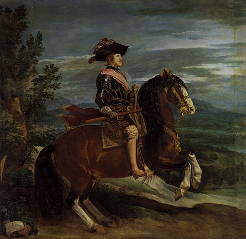 Diego Velasquez, Phillip IV on Horseback, 1634, Prado Museum, Madrid