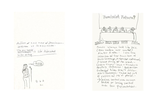 Page 16 - 17,  Panel: Body/Sexuality/Identity : Maria Abramovic, Beatriz Colomina , Geeta Kapur, Martha Rosler, Sally Berger, MoMA curator, January 26, 2005.