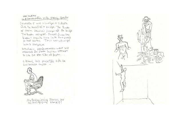 Page 24-25: Matthew Barney in conversation with Nancy Spector, January 31, 2007 