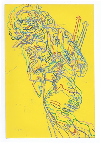 yellow drawing