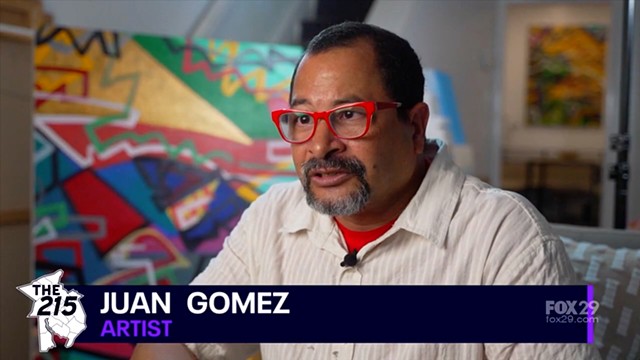 215 Fox 29 features Juan Gomez Artist