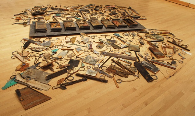 installation at the Jundt Art Museum July thru August 2012 