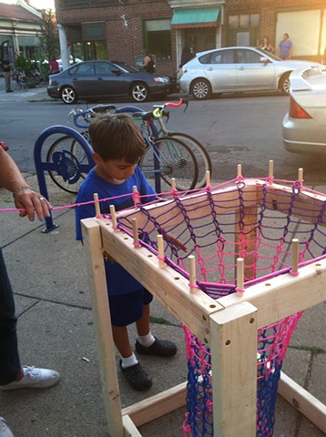 First Friday "Craft Art Field Day" event in Allentown Neighborhood, Buffalo, NY.  (August 2015)