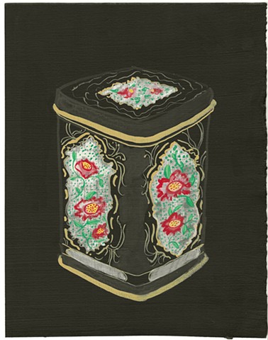 Floral Tin