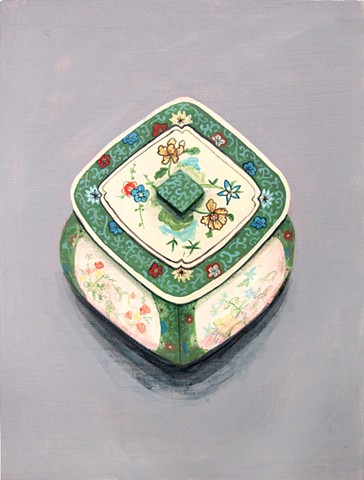 Painting of decorative box by Jordan Buschur