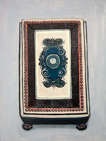 painting of decorative box by Jordan Buschur