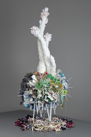 "Regenerate" mixed-media soft-sculpture by Alicia Renadette