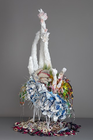"Regenerate" mixed-media soft-sculpture by Alicia Renadette