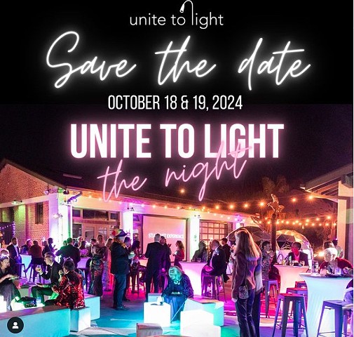 *"UNITE TO LIGHT THE NIGHT" ART BENEFIT, 2024*