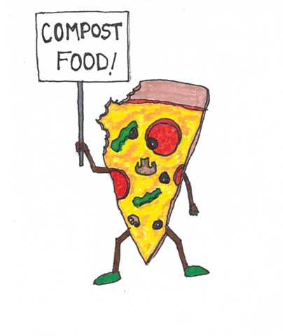 Pete Pizza Promotes Compost