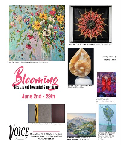 *AWARDED:at "BLOOMING" Art Exhibit at VOICE Gallery,2024*