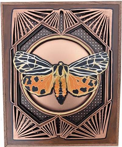 Deco Tiger Moth