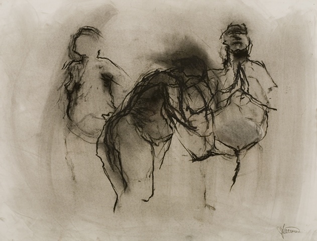three graces in charcoal SOLD