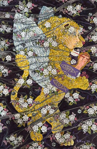 "Iconic Imaginations" recent work by Kathleen King at Viridian Artists,INC. 